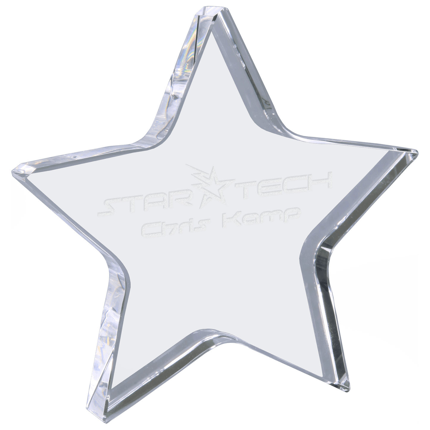 Crystal Clear 3D Star