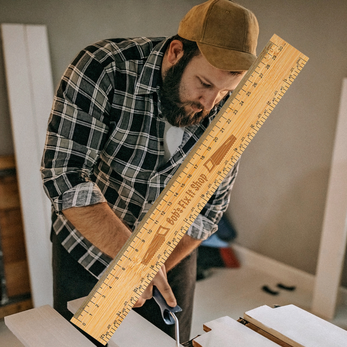 12" Bamboo Ruler