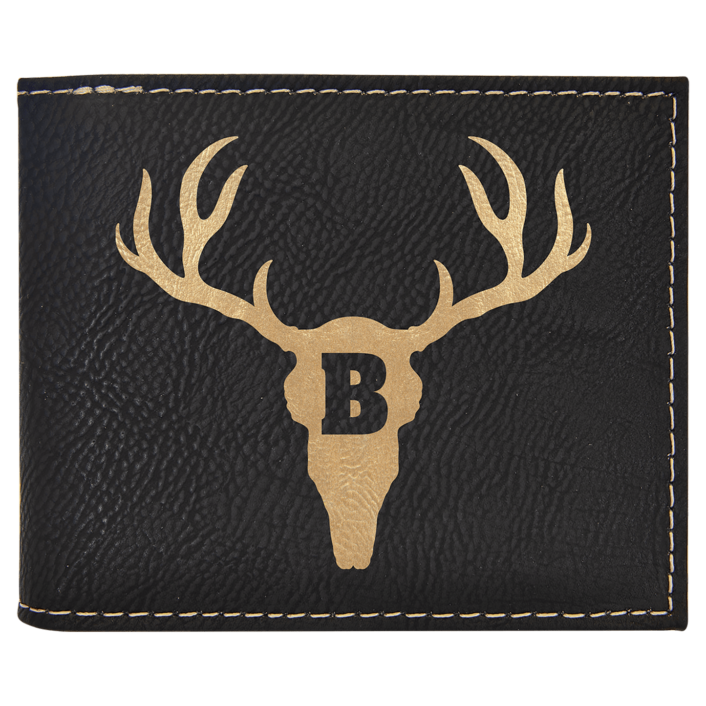 Leatherette Wallet Bi-Fold w/Flip and ID Display