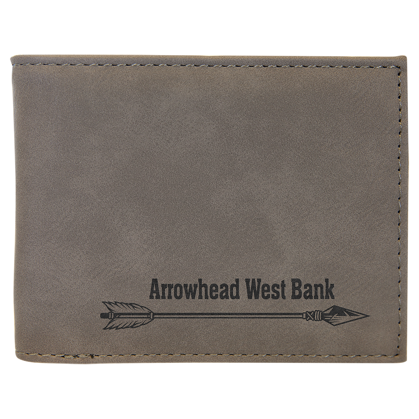 Leatherette Wallet Bi-Fold w/Flip and ID Display