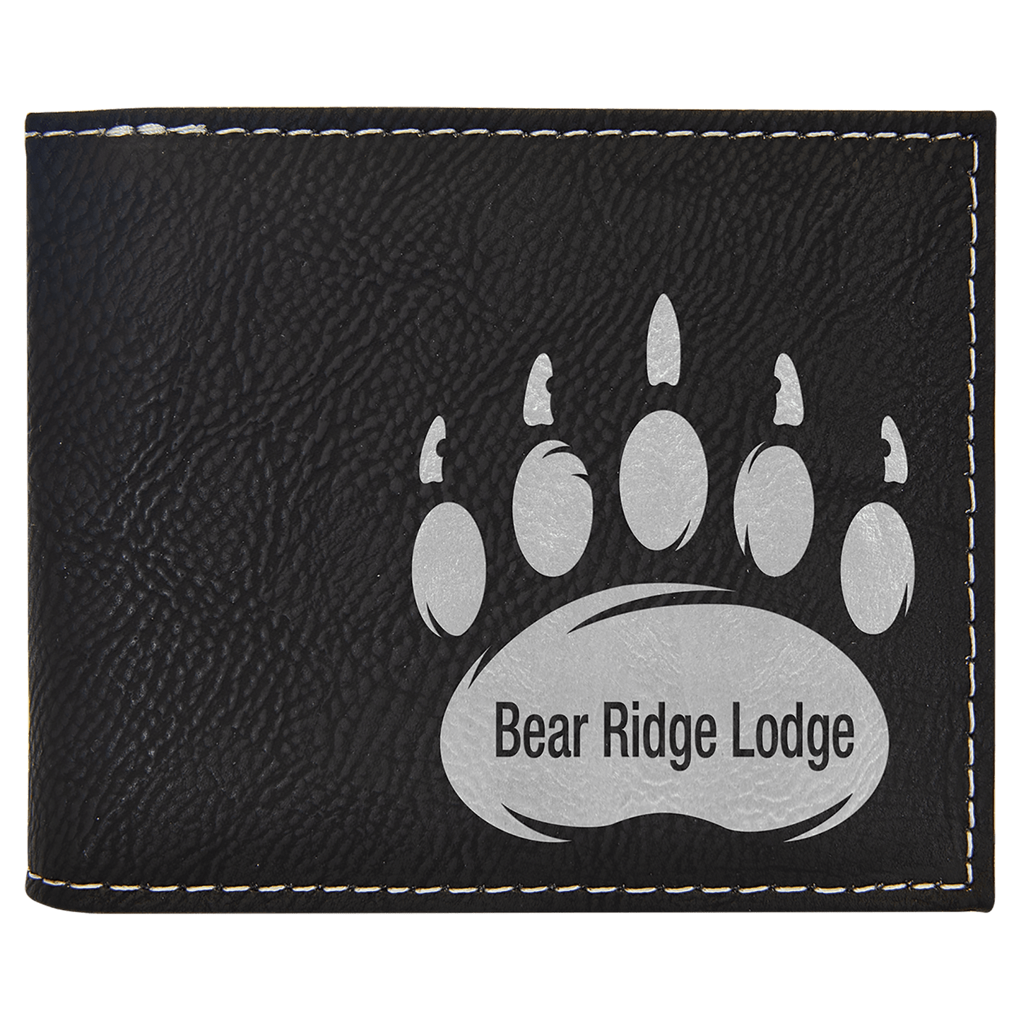 Leatherette Wallet Bi-Fold w/Flip and ID Display