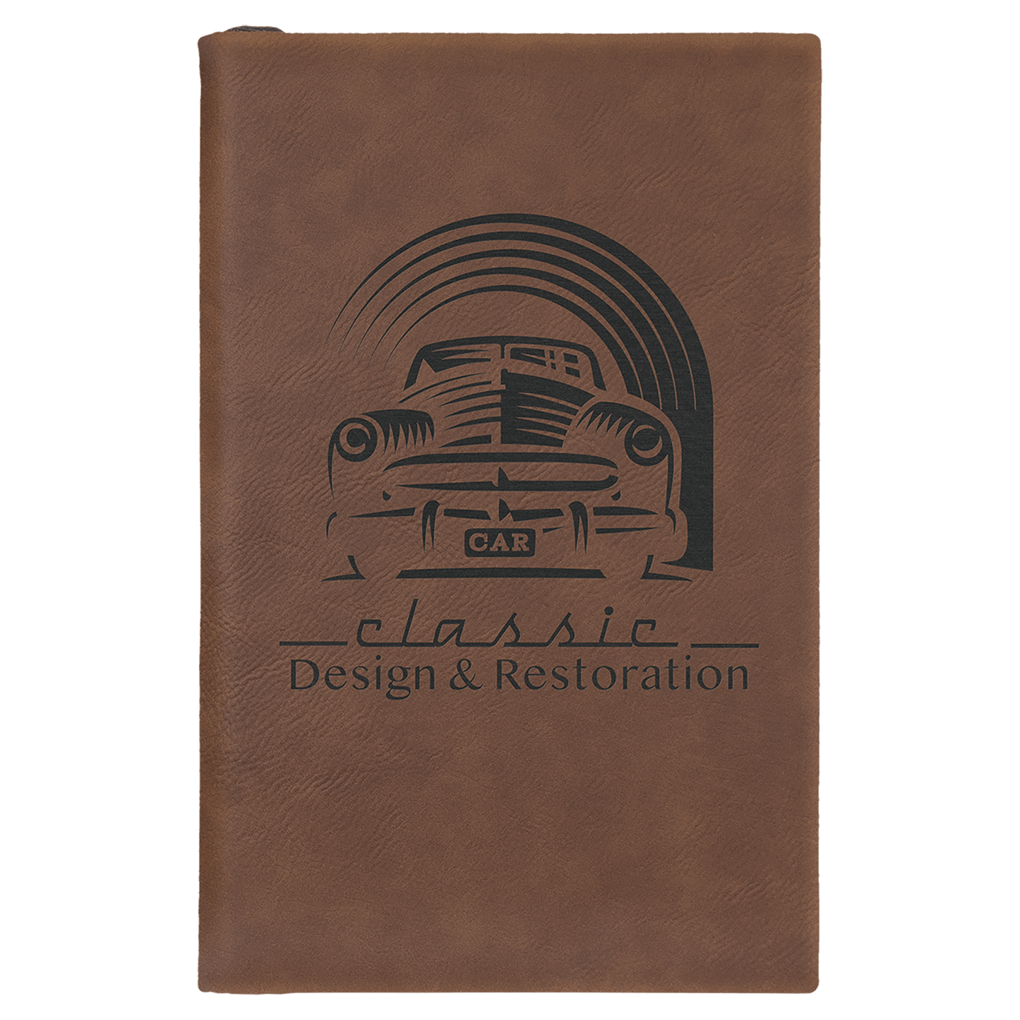Sketch Book Unlined Notepad with Leatherette Cover in a variety of Leather Colors