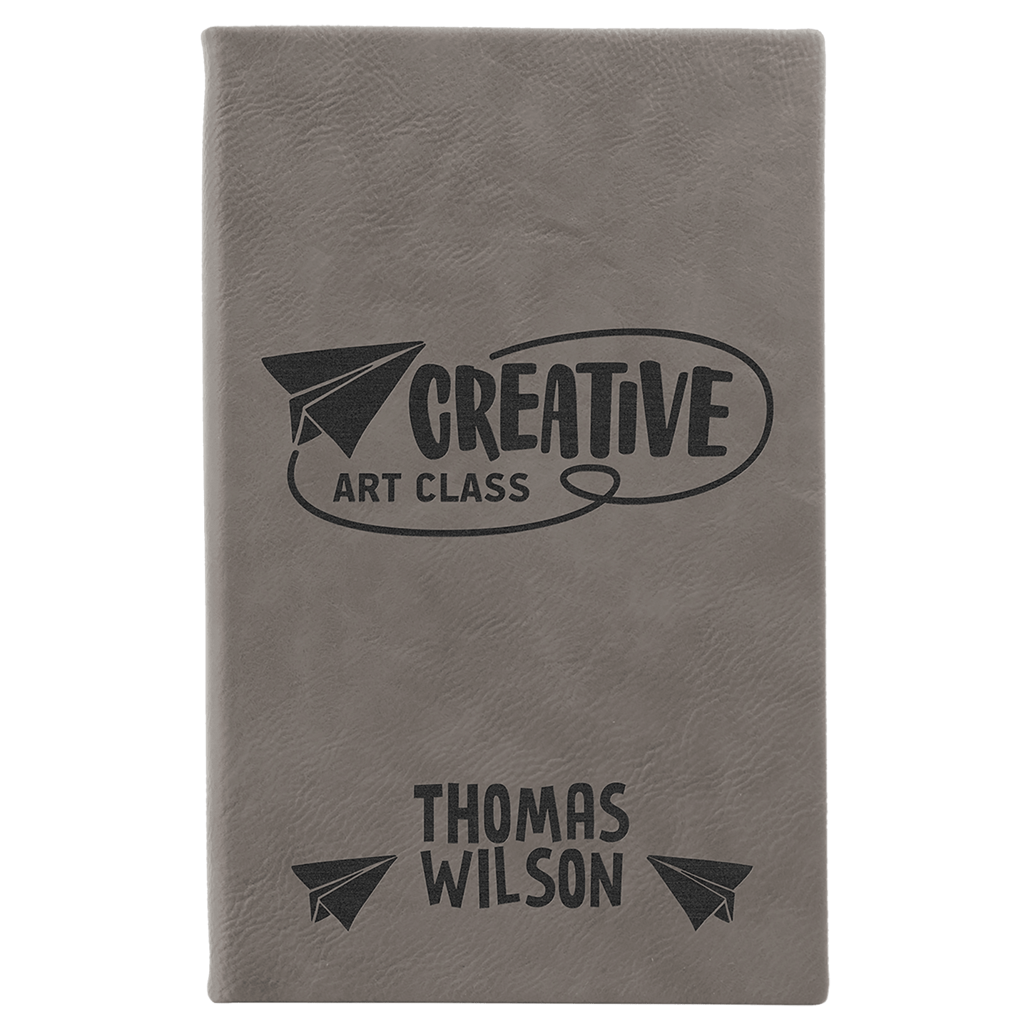 Sketch Book Unlined Notepad with Leatherette Cover in a variety of Leather Colors