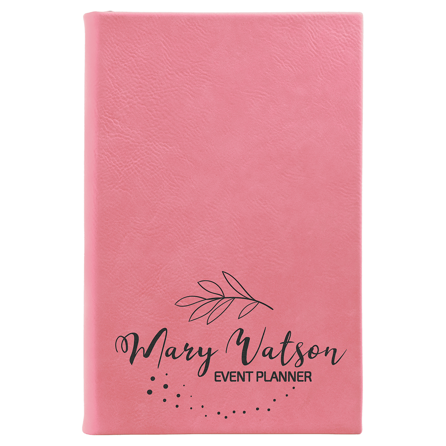 Sketch Book Unlined Notepad with Leatherette Cover in a variety of Leather Colors