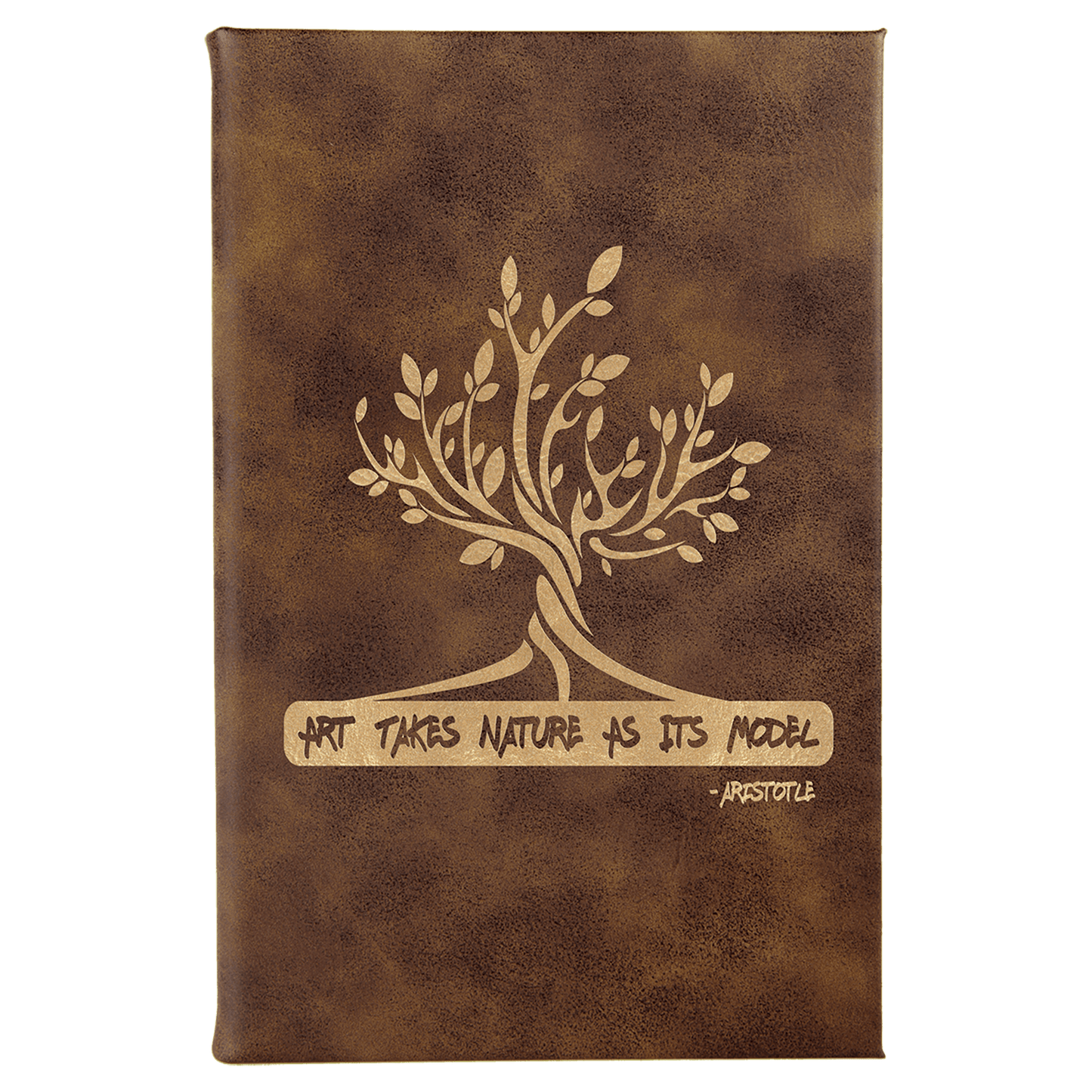Sketch Book Unlined Notepad with Leatherette Cover in a variety of Leather Colors
