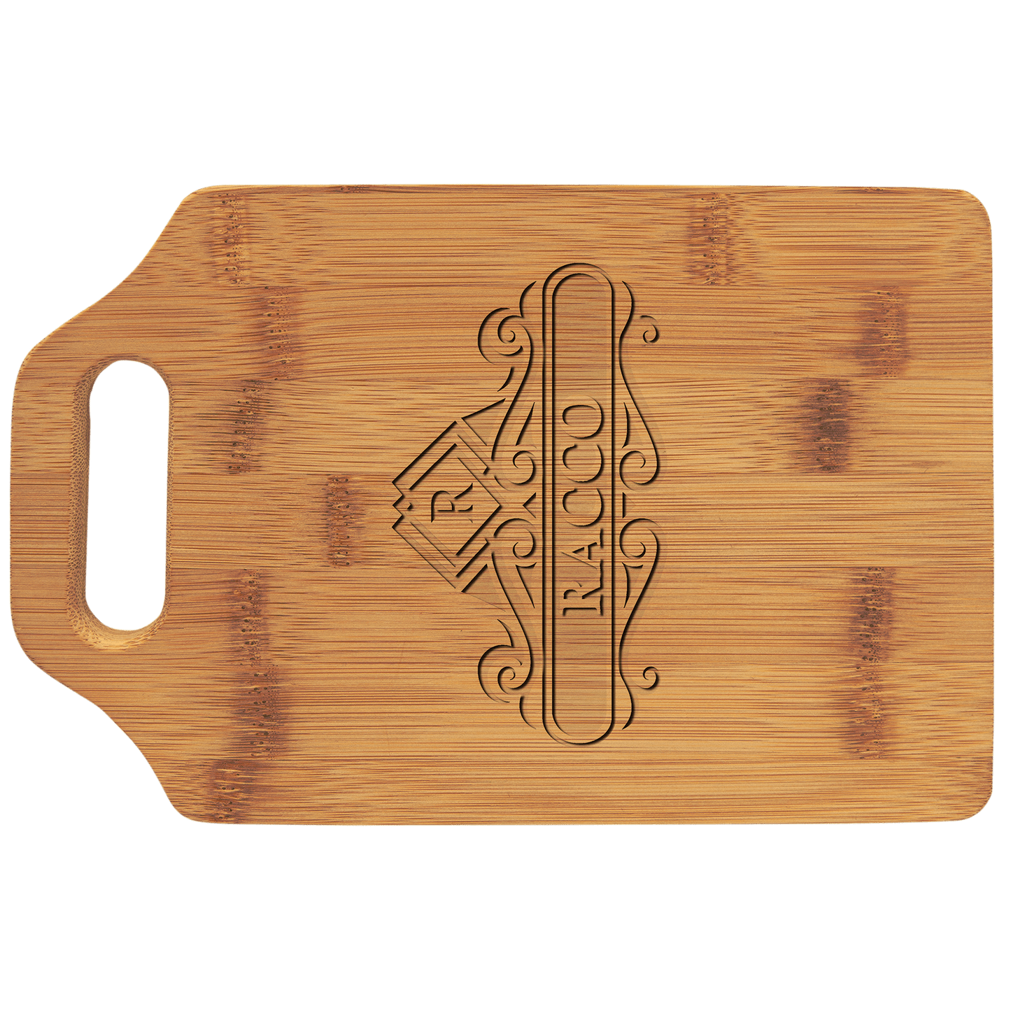 Bamboo Cutting and Serving Board with Handle