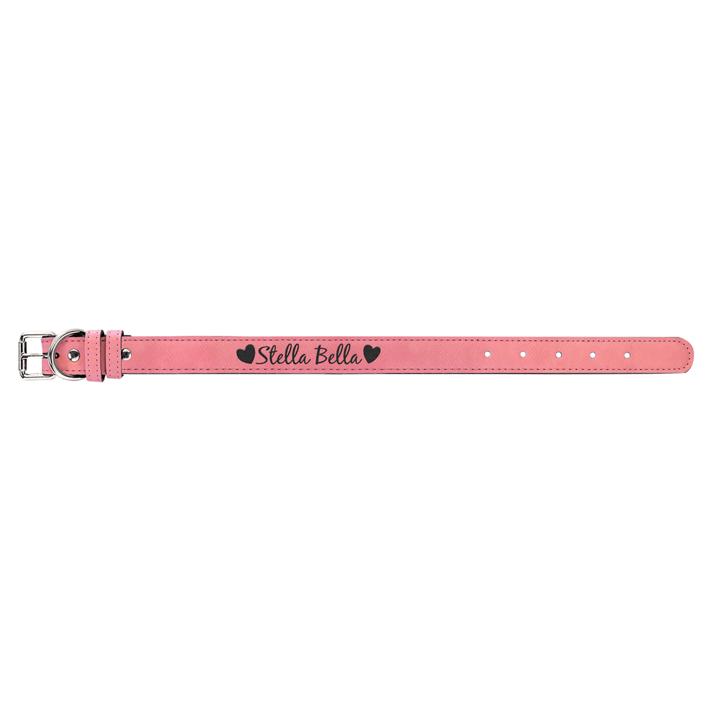 Dog Collar Leatherette Medium 19" x 1" in variety of colors to choose from