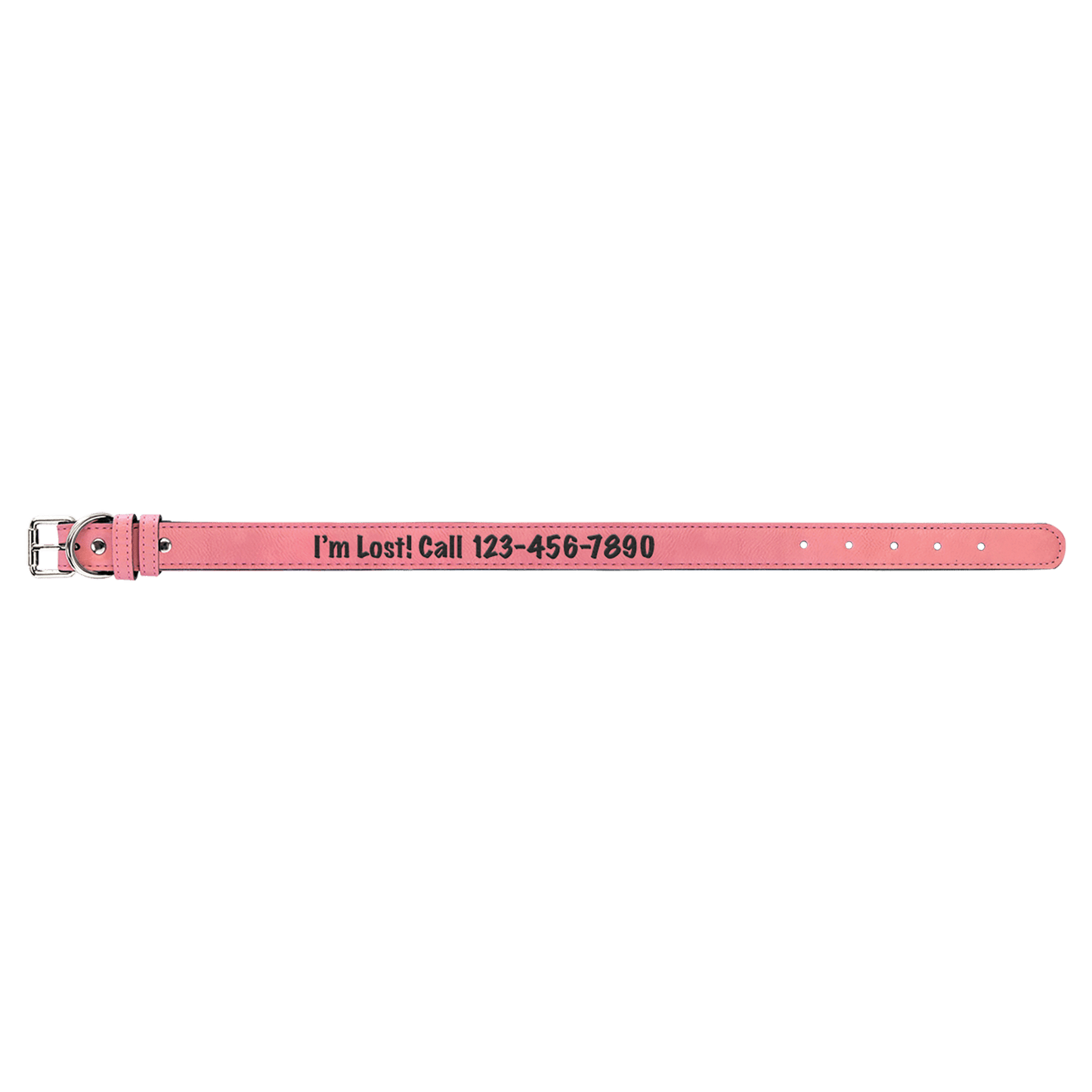 Dog Collar Leatherette Large 22" x 1" in variety of colors to choose from