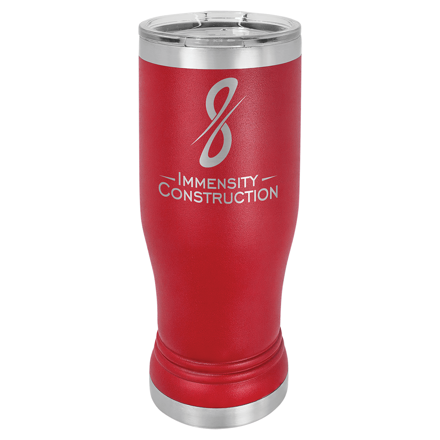 Polar Camel Pilsner Stainless Steel w/Clear Lid 14 oz.