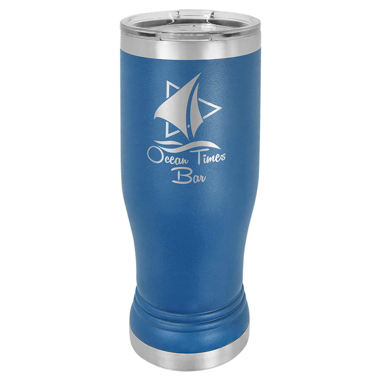 Polar Camel Pilsner Stainless Steel w/Clear Lid 14 oz.