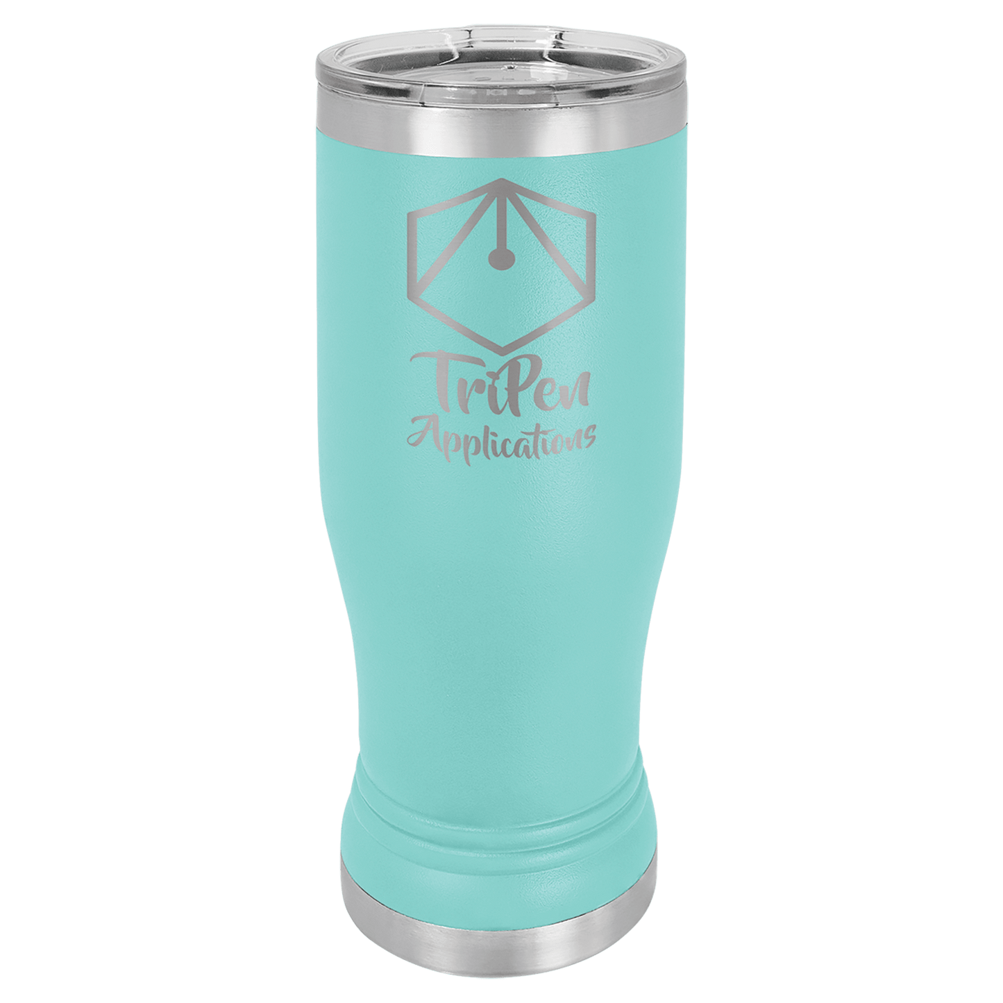 Polar Camel Pilsner Stainless Steel w/Clear Lid 14 oz.