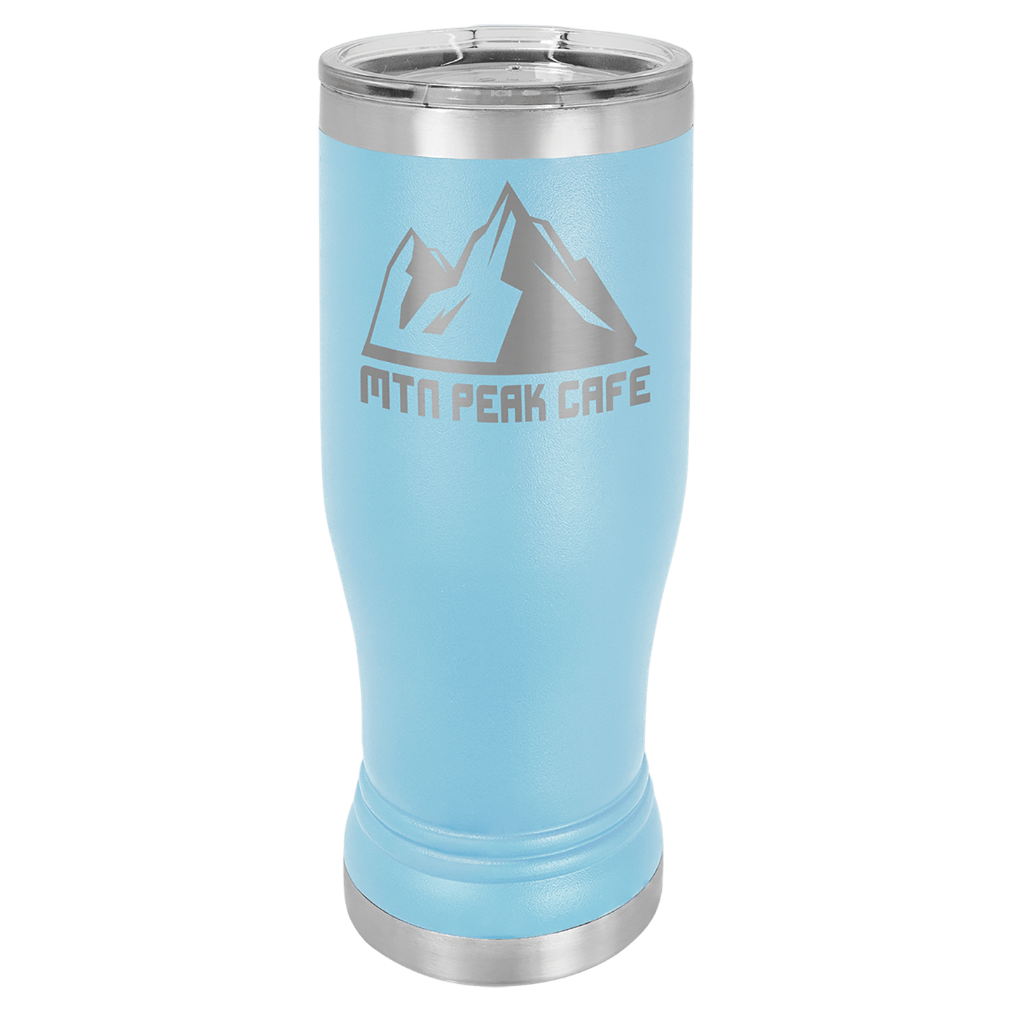 Polar Camel Pilsner Stainless Steel w/Clear Lid 14 oz.