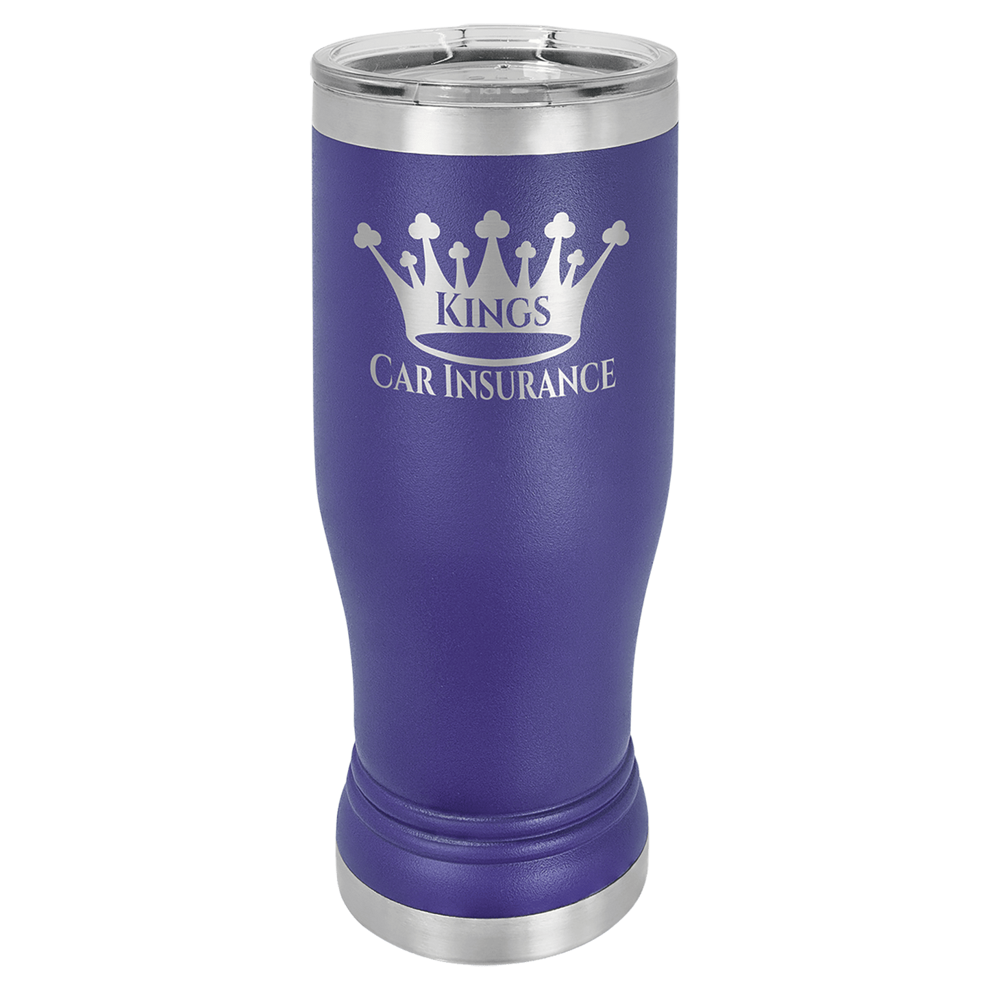 Polar Camel Pilsner Stainless Steel w/Clear Lid 14 oz.