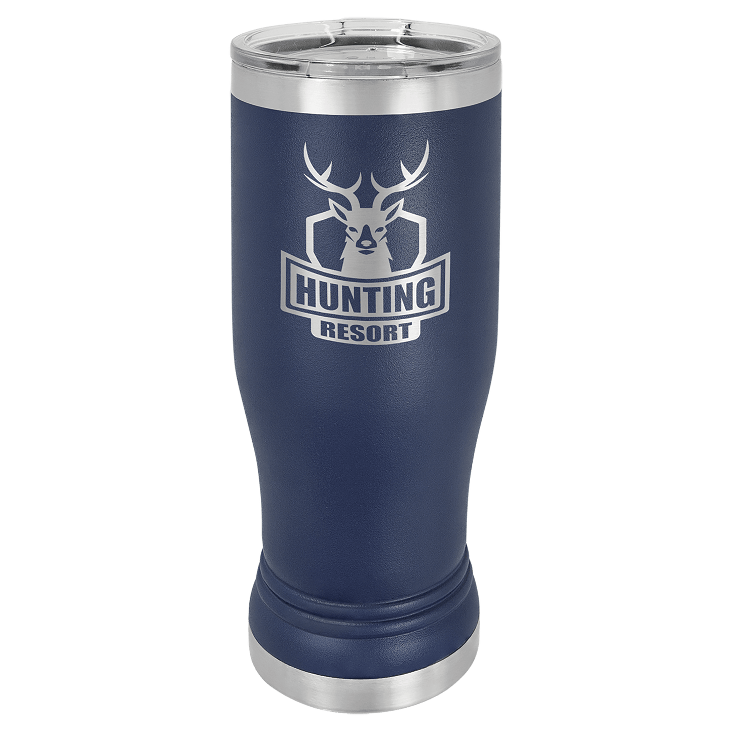 Polar Camel Pilsner Stainless Steel w/Clear Lid 14 oz.