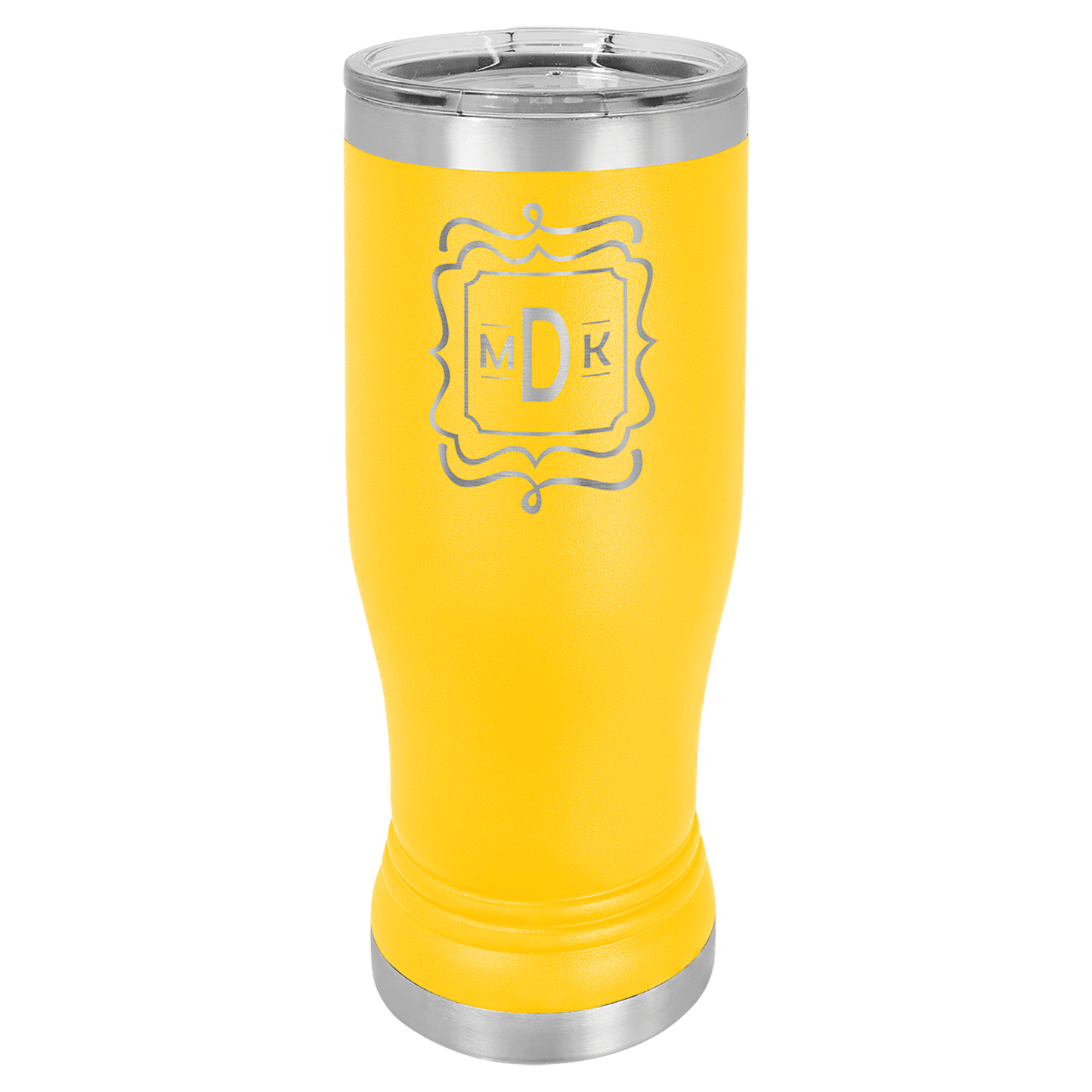 Polar Camel Pilsner Stainless Steel w/Clear Lid 14 oz.