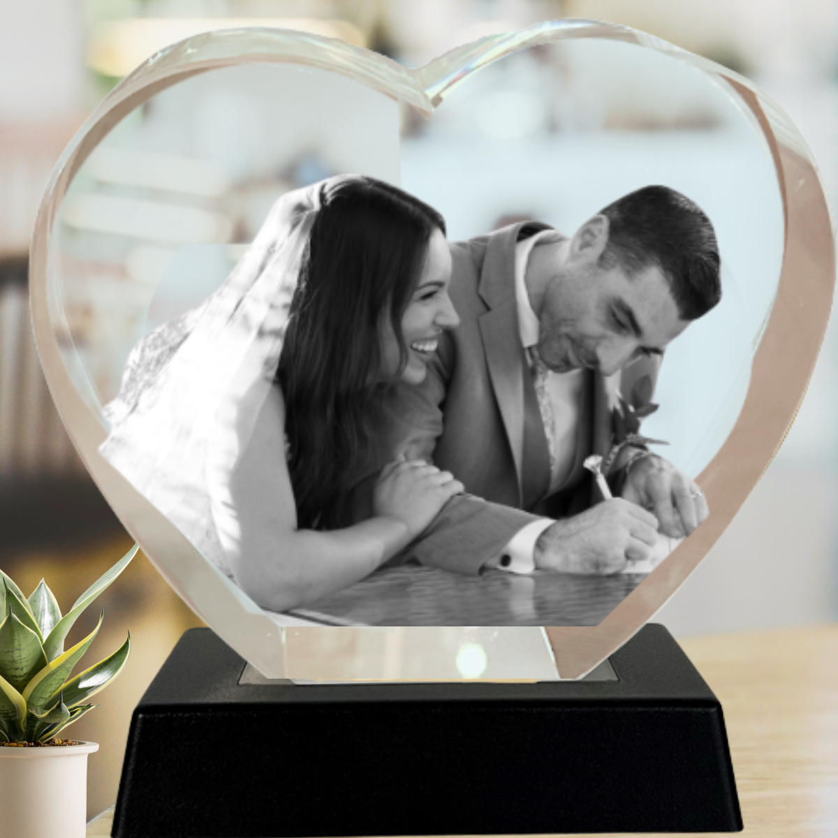 3D Crystal Heart
