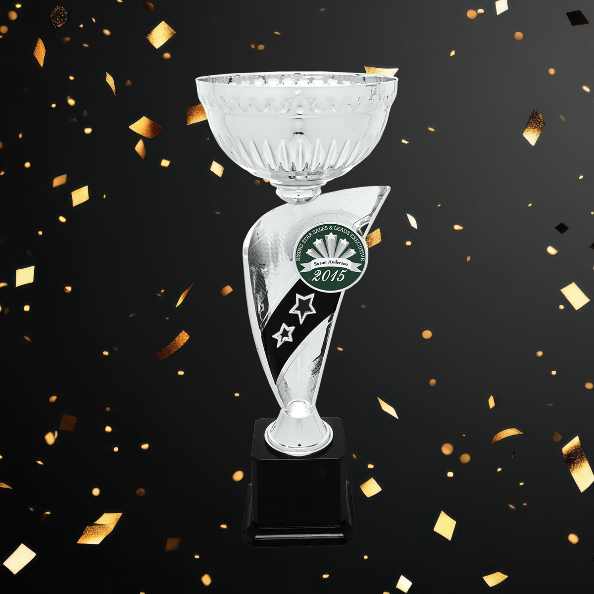 13 3/4" Silver Banner Easy Cup Kit