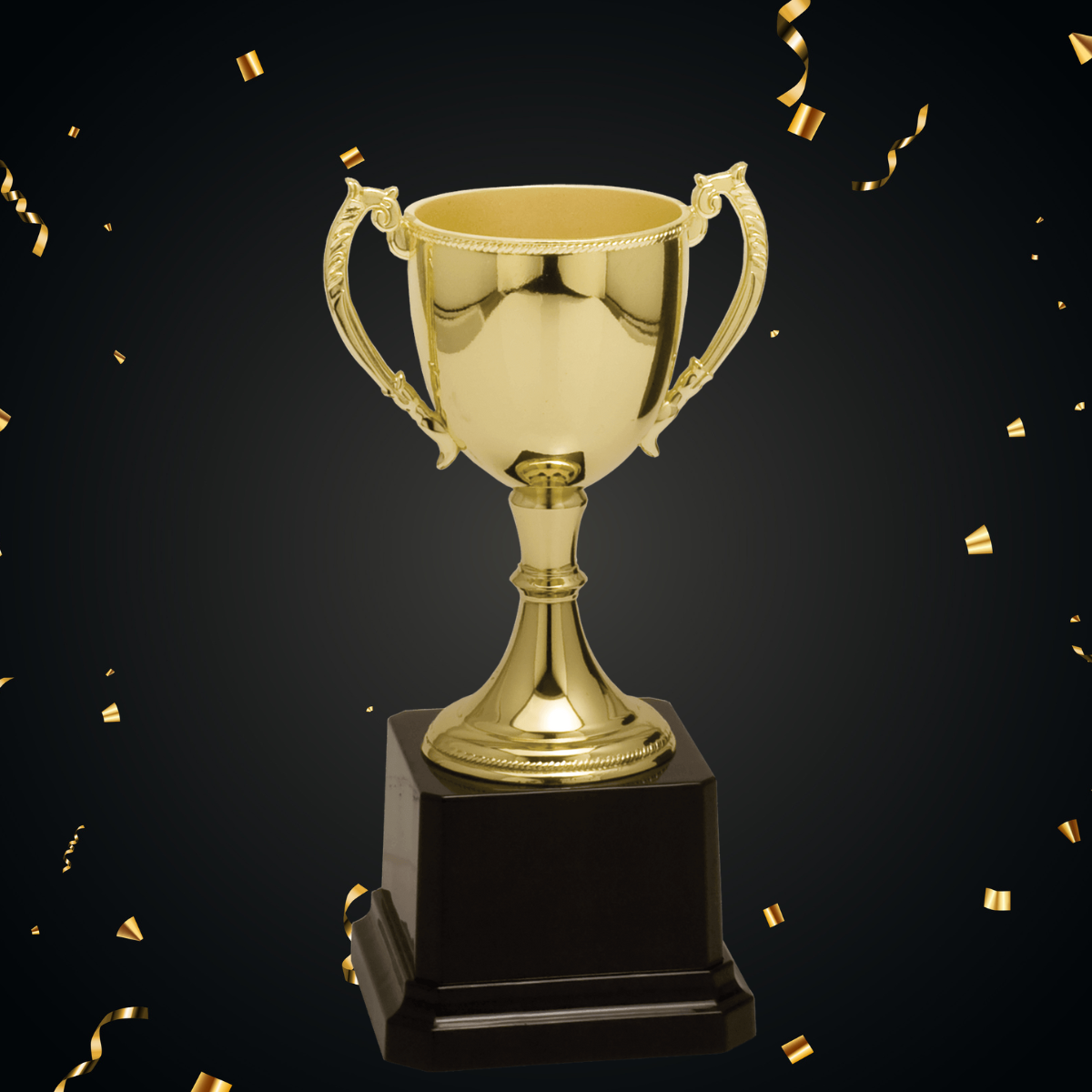 6 3/4" Gold Completed Zinc Cup Trophy