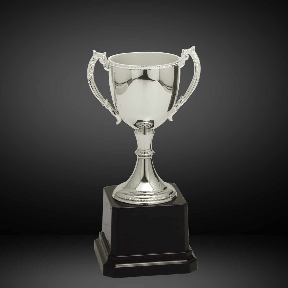 6 3/4" Silver Completed Zinc Cup Trophy