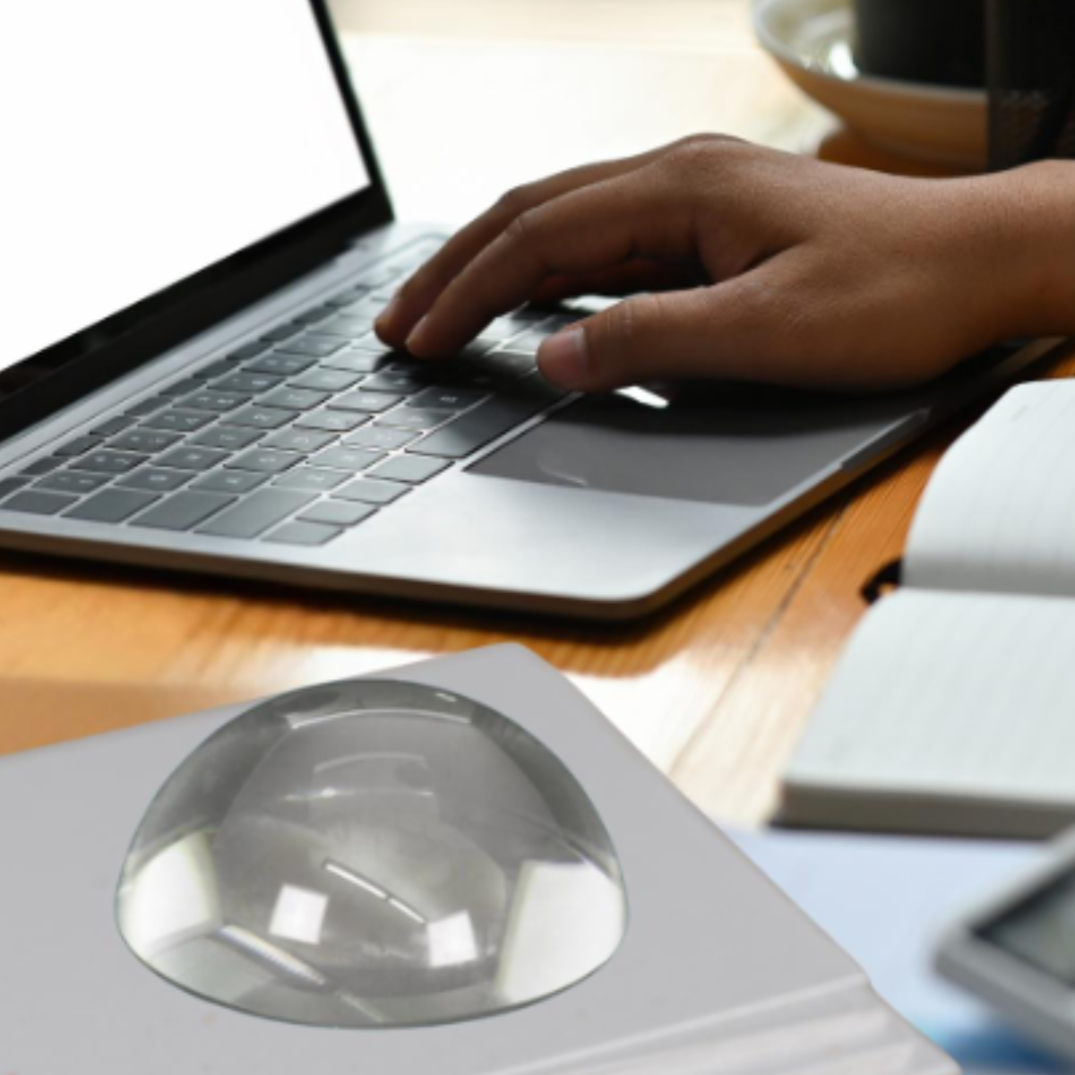 3"Crystal Dome Paperweight