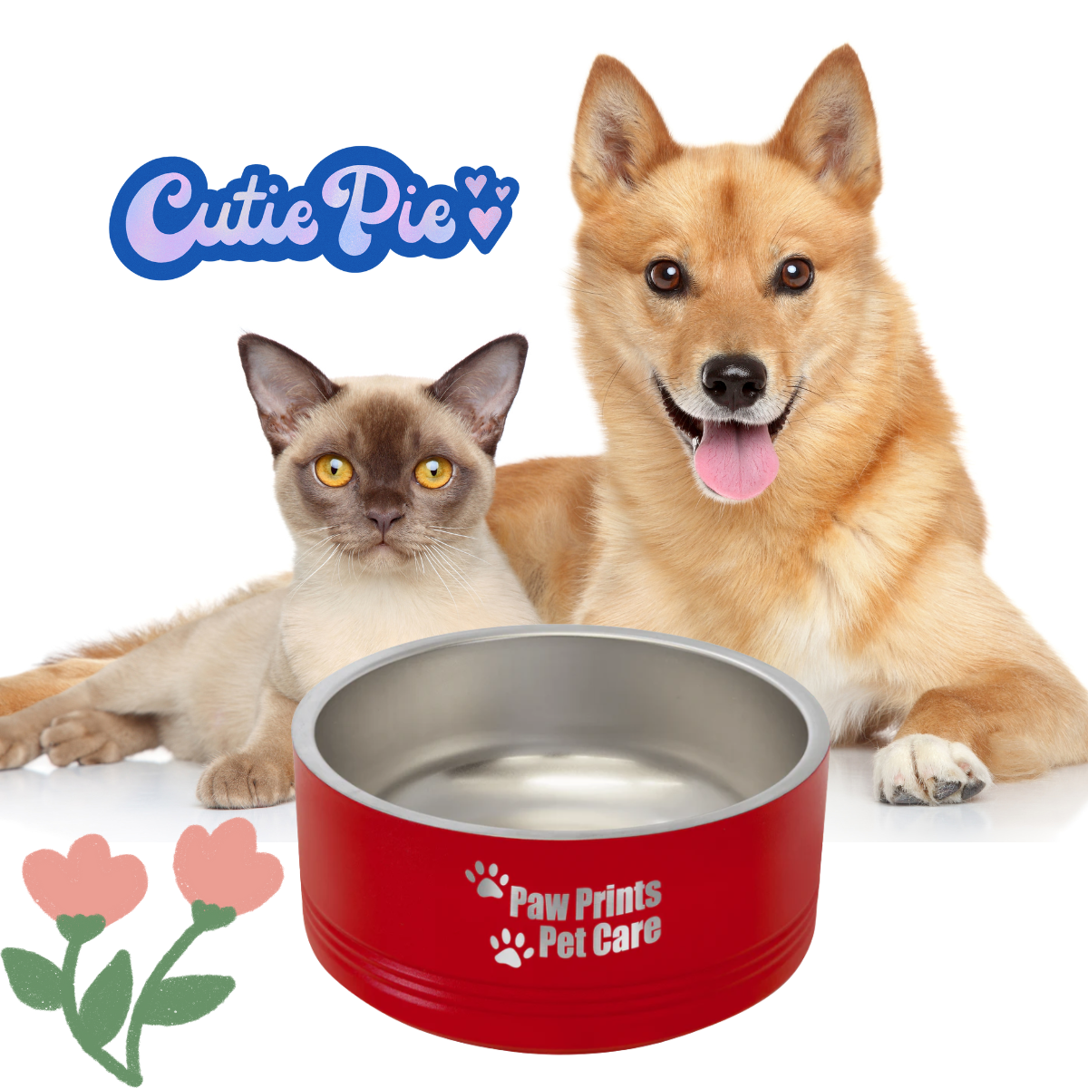Polar Camel 32 oz. Medium Black Pet Bowl