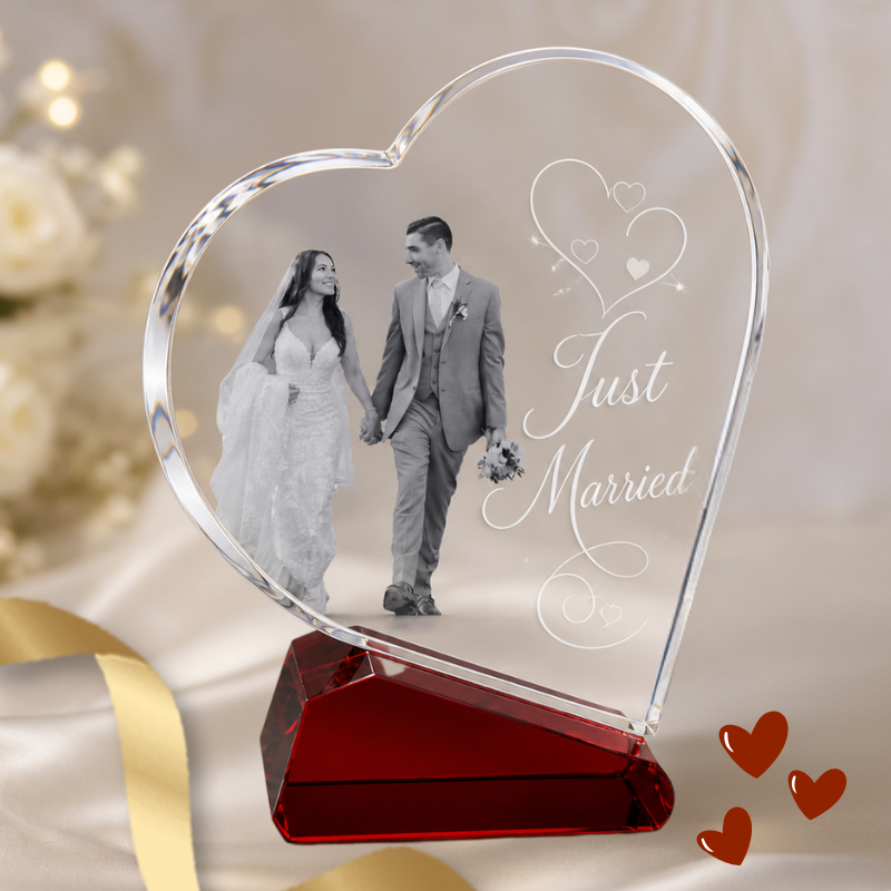 3D Crystal Hearts