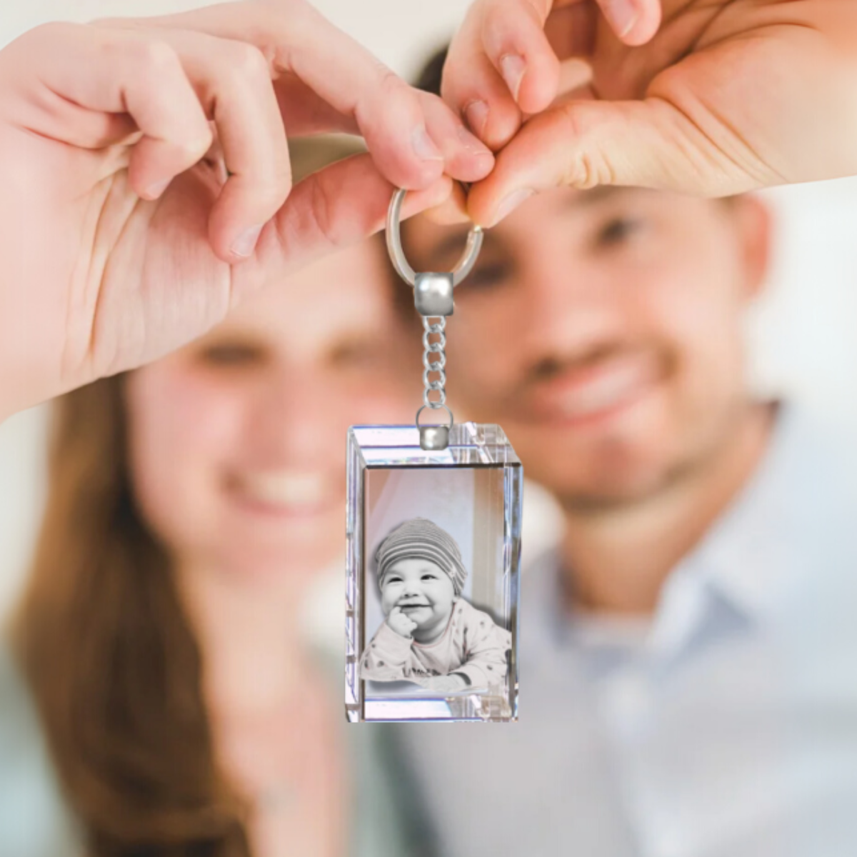 3D Crystal Keychains