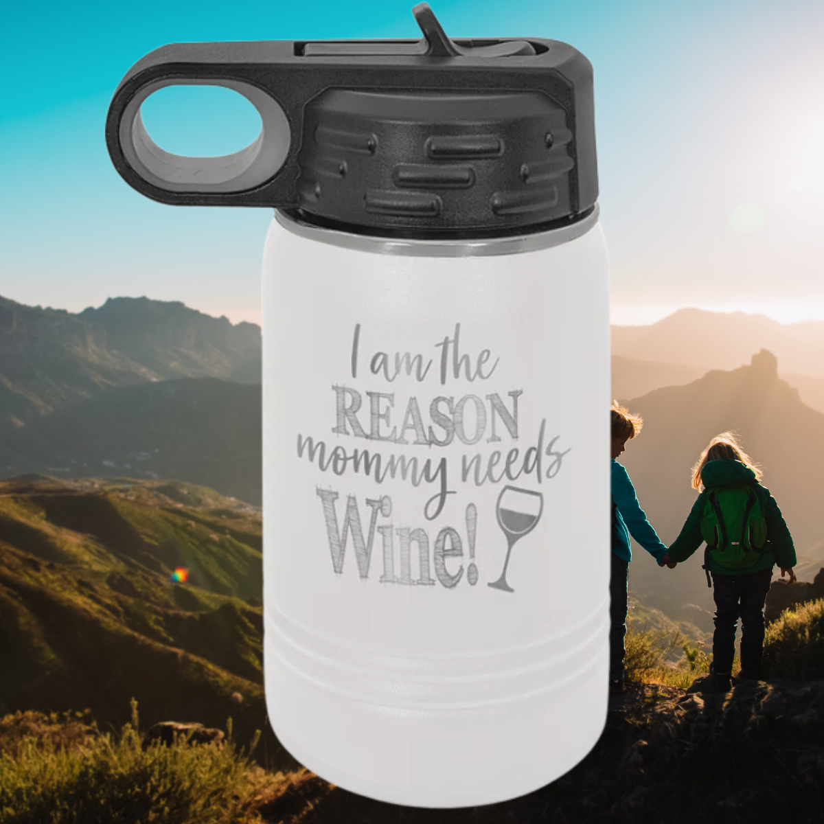 Polar Camel Stainless Steel Water Bottle 12 oz.