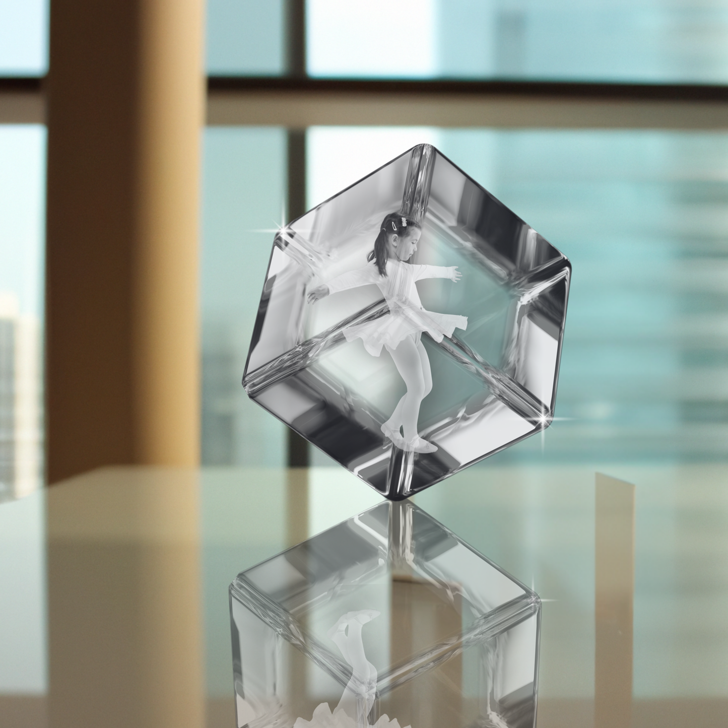 3D Crystal Cube