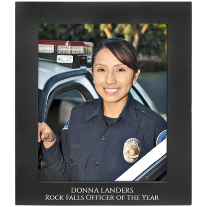 8" x 10" Black Aluminum Photo Frame