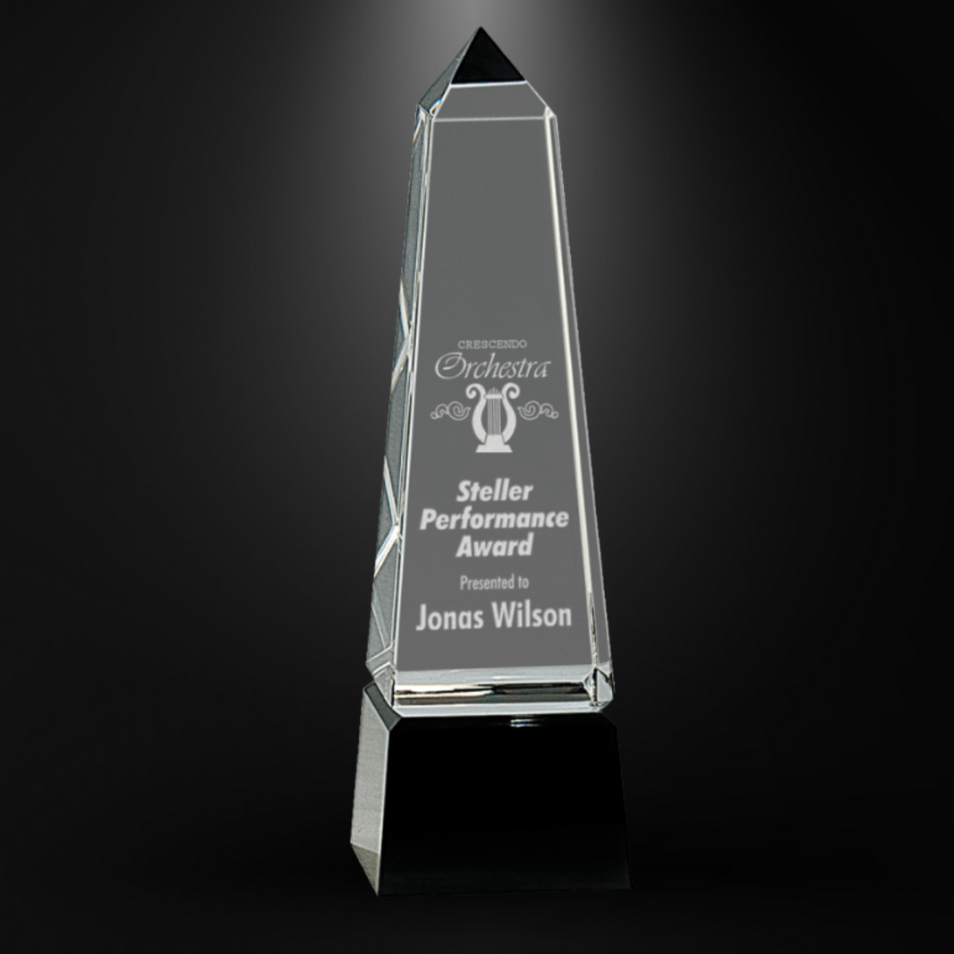 Clear Crystal Tower – Desert Edge Laser