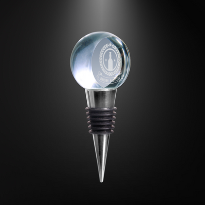 3 7/8" Crystal Wine Stopper