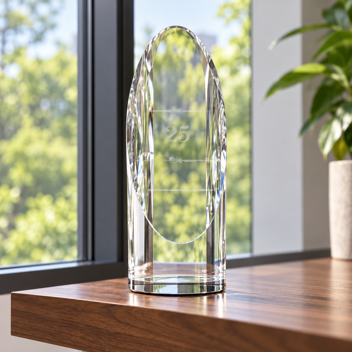 7 1/2" Crystal Cylinder