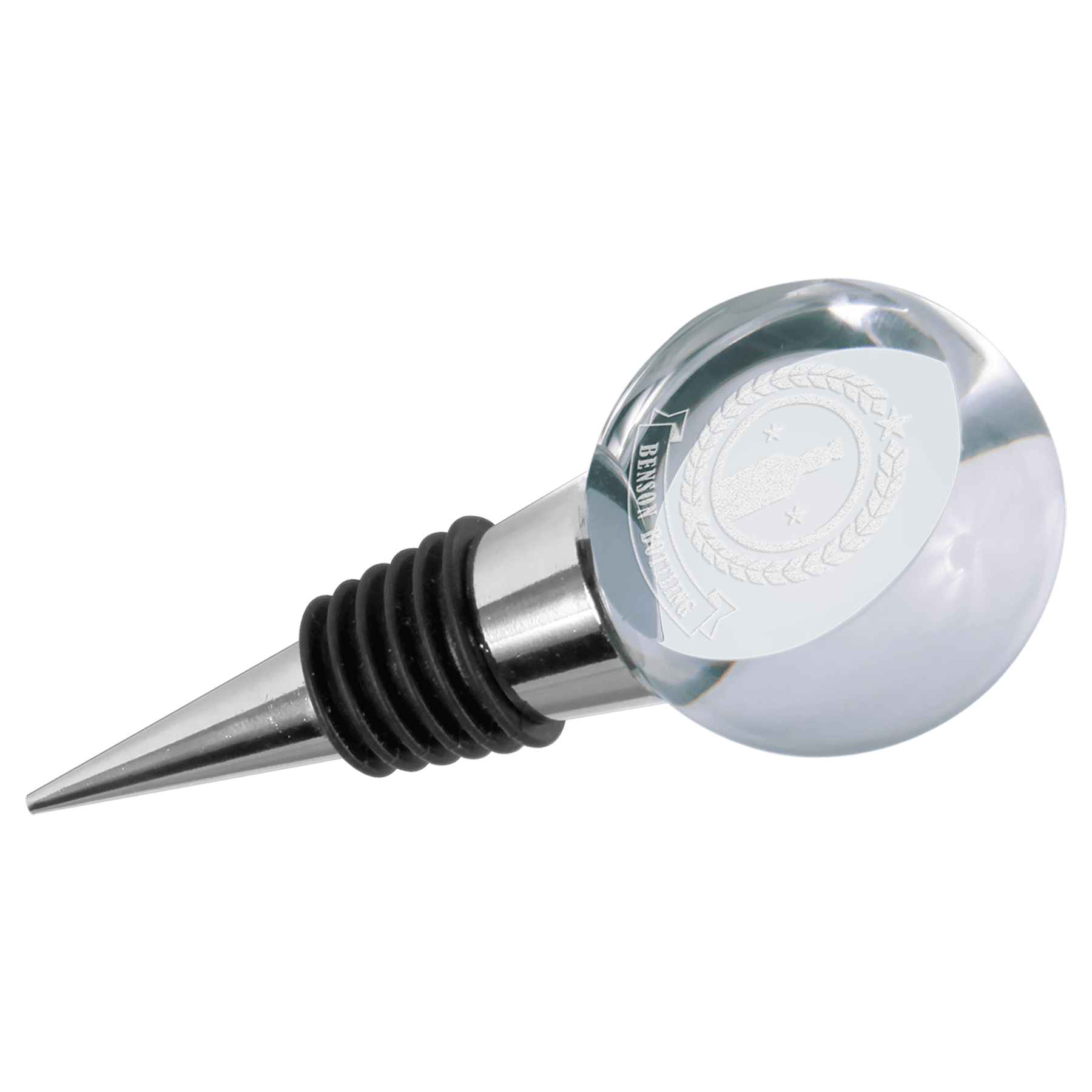 Wine Stopper Crystal Round Top