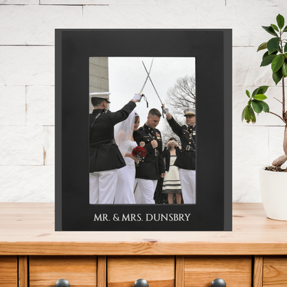 5" x 7" Black Aluminum Photo Frame