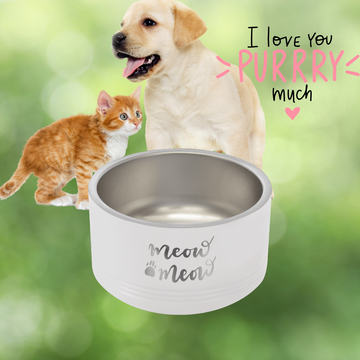 Polar Camel 18 oz. Small Black Pet Bowl