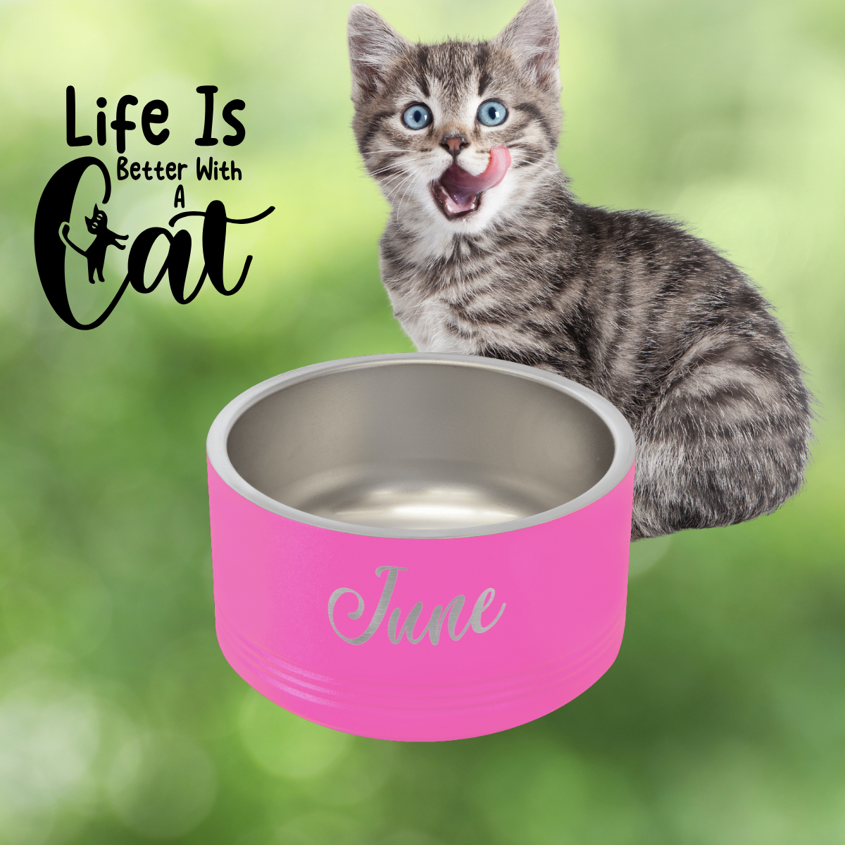 Polar Camel 18 oz. Small Black Pet Bowl