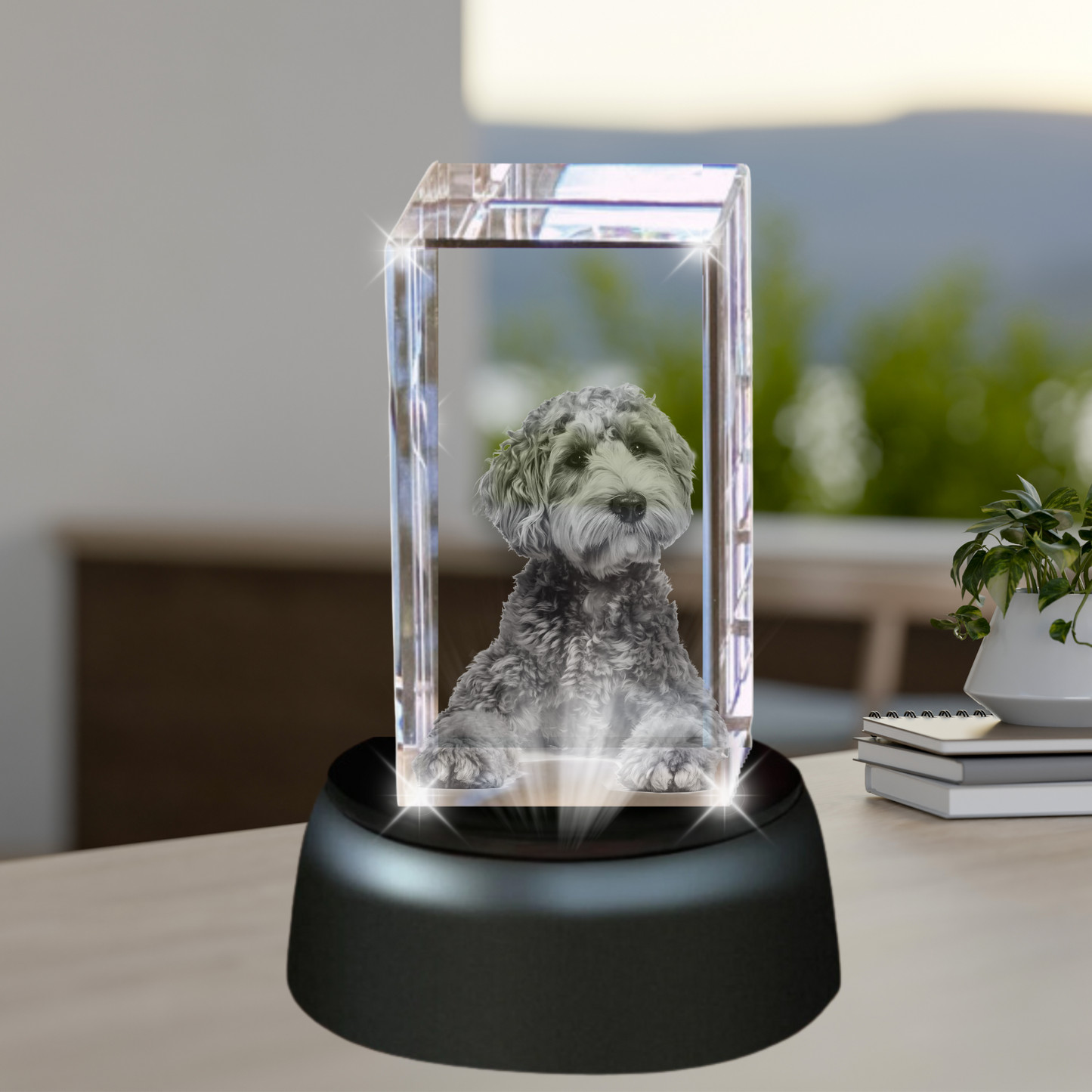 3D Crystal Portrait LARGE
