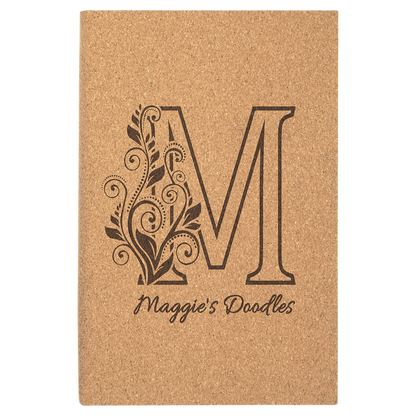 Sketch Book Unlined Notepad with Leatherette Cover  in a variety of Leather Colors