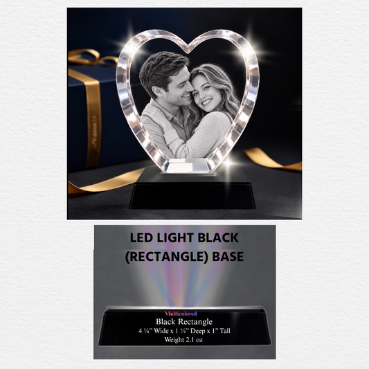 LED Light (Black Rectangle) Base