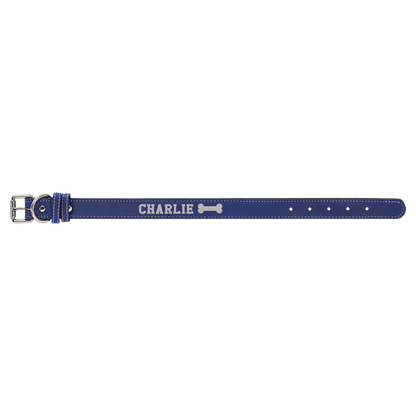 Dog Collar Leatherette Small 15" x 3/4" in variety of colors to choose from