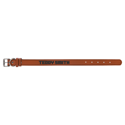 Dog Collar Leatherette Medium 19" x 1"  in variety of colors to choose from