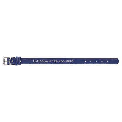 Dog Collar Leatherette Medium 19" x 1"  in variety of colors to choose from