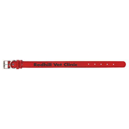 Dog Collar Leatherette Medium 19" x 1"  in variety of colors to choose from