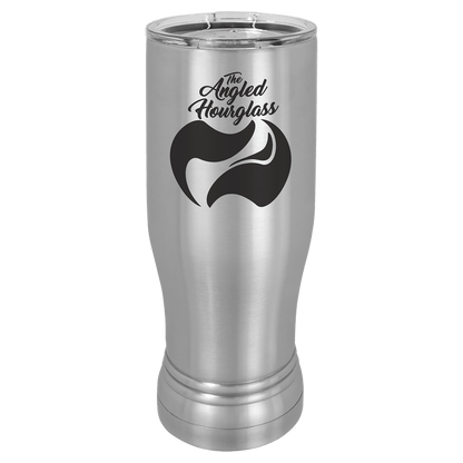 Polar Camel Pilsner Stainless Steel  w/Clear Lid 14 oz.