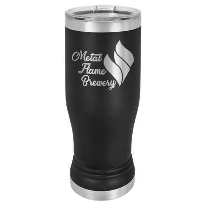 Polar Camel Pilsner Stainless Steel  w/Clear Lid 14 oz.