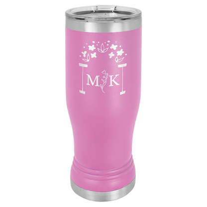 Polar Camel Pilsner Stainless Steel  w/Clear Lid 14 oz.