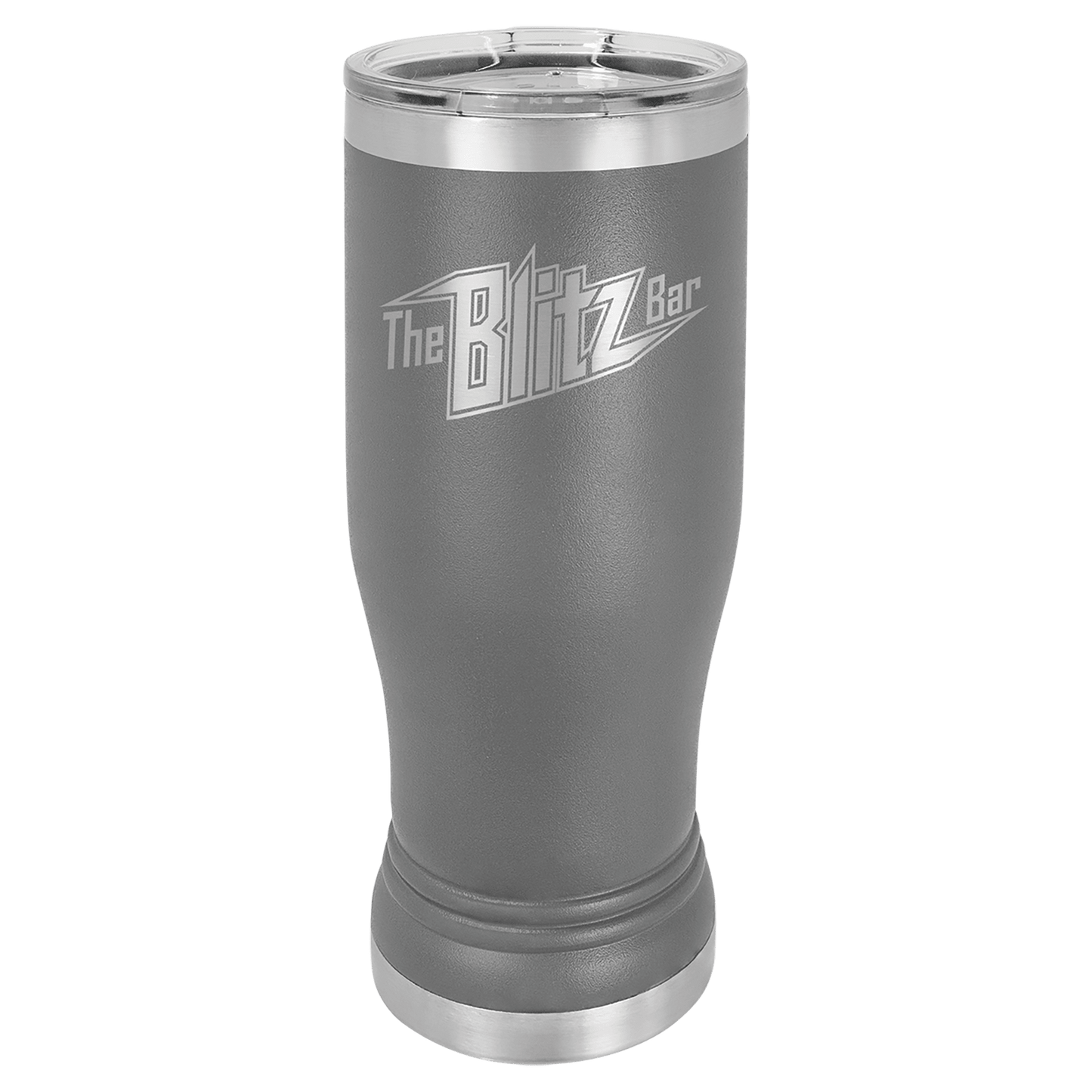 Polar Camel Pilsner Stainless Steel  w/Clear Lid 14 oz.
