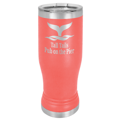 Polar Camel Pilsner Stainless Steel  w/Clear Lid 14 oz.