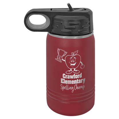 Polar Camel Stainless Steel Water Bottle 12 oz.